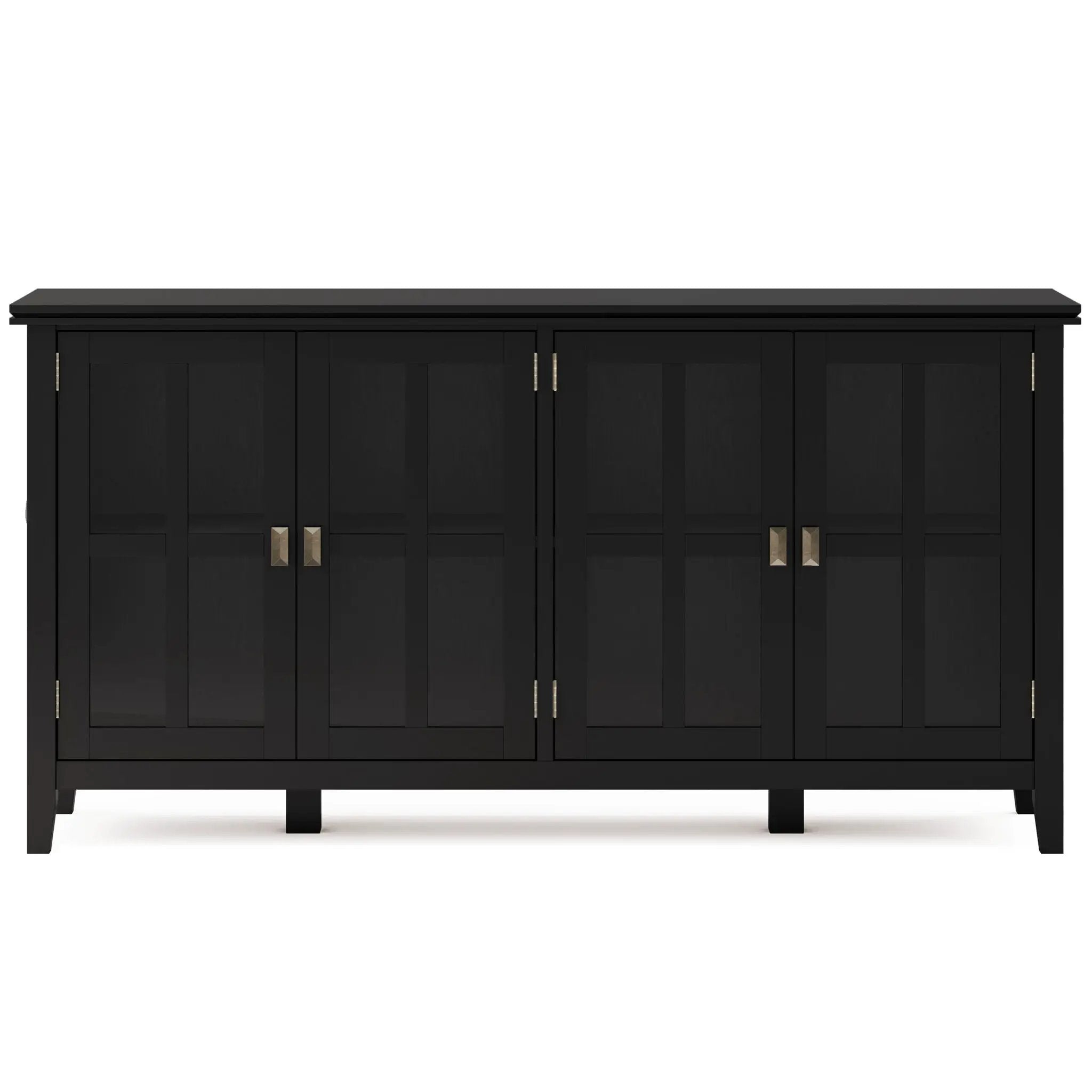 Artisan - Handcrafted Wide 4 Door Storage Cabinet by HouseOfZazla