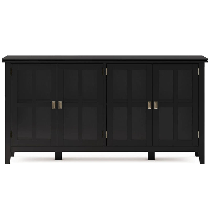 Artisan - Handcrafted Wide 4 Door Storage Cabinet by HouseOfZazla