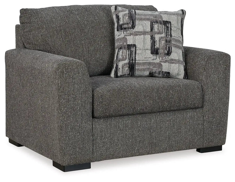Gardiner - 2 Pc. - Chair And A Half, Ottoman - Pewter by Unique Piece Furniture