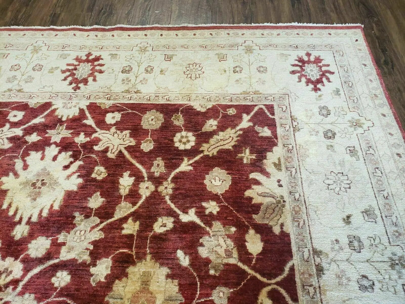 8' X 10' Handmade Peshawar Floral Oriental Wool Rug Hand Knotted Carpet Nice by Jewel Rugs