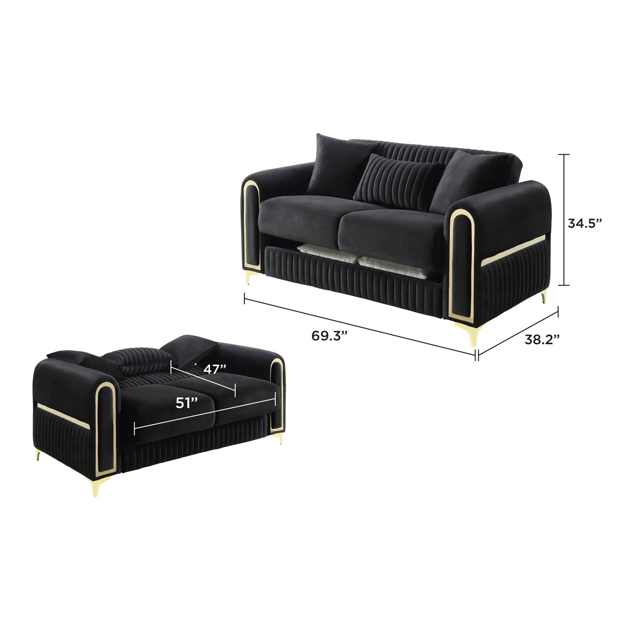 Ruby - Sofa Set by HouseOfZazla