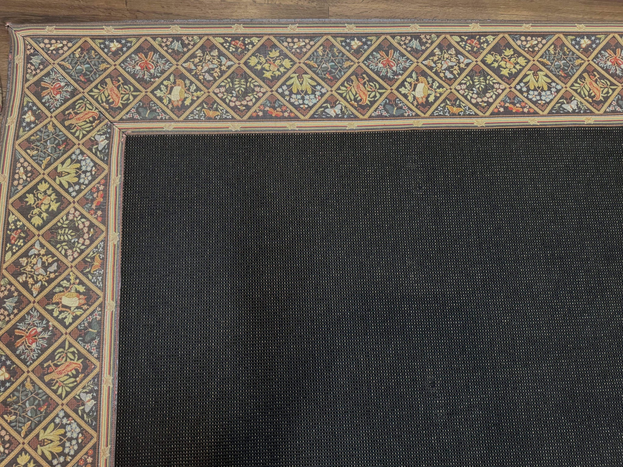 Palace Sized Stark Area Rug 12x19, Black Carpet by Jewel Rugs