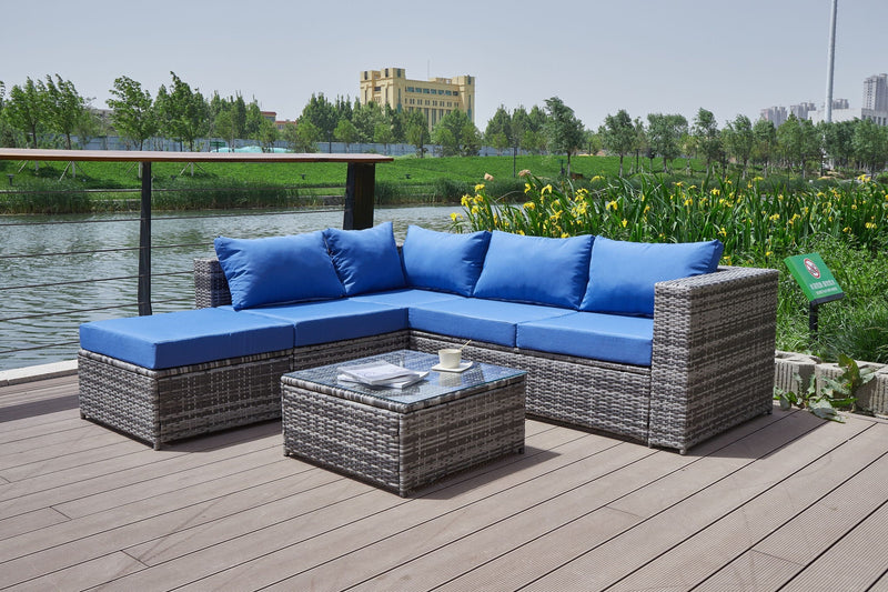 Patio Sofa With Cushions by HouseOfZazla