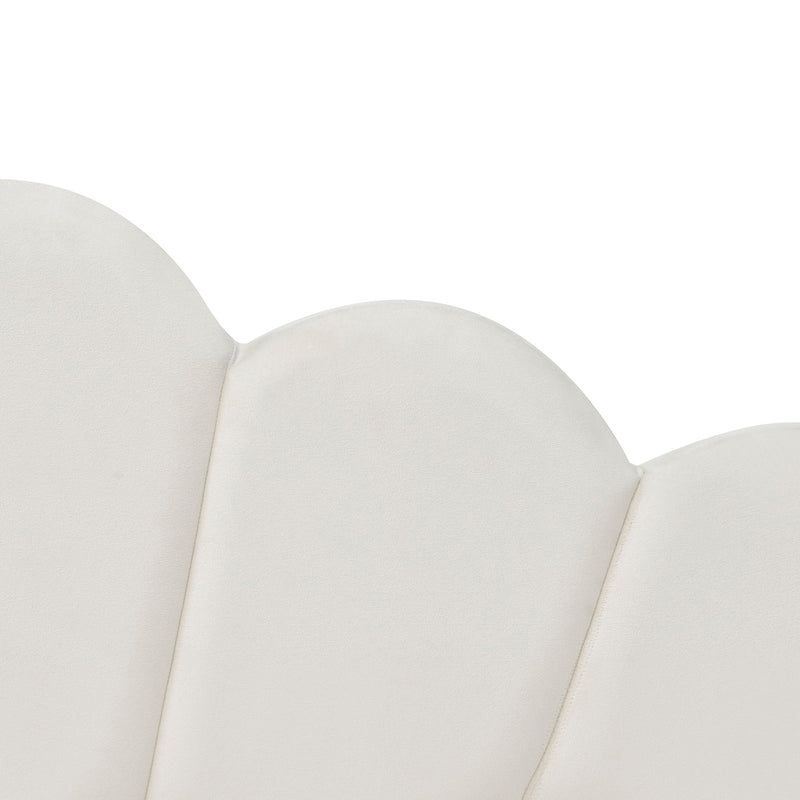 Upholstery Daybed Frame With Shell Shaped Backrest by HouseOfZazla