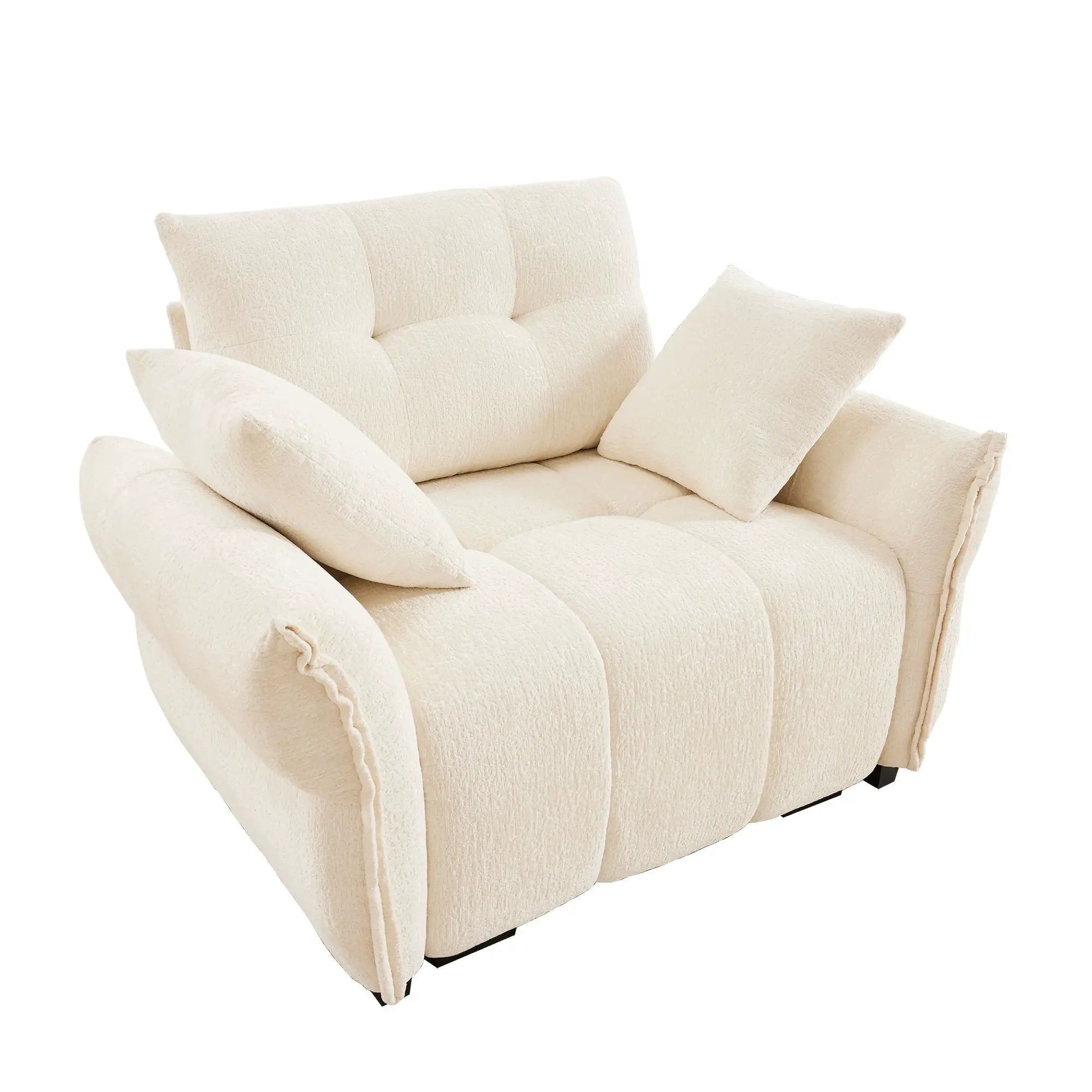 Modern Ergonomic Single Seater Sofa With High Resilience Cushions by HouseOfZazla