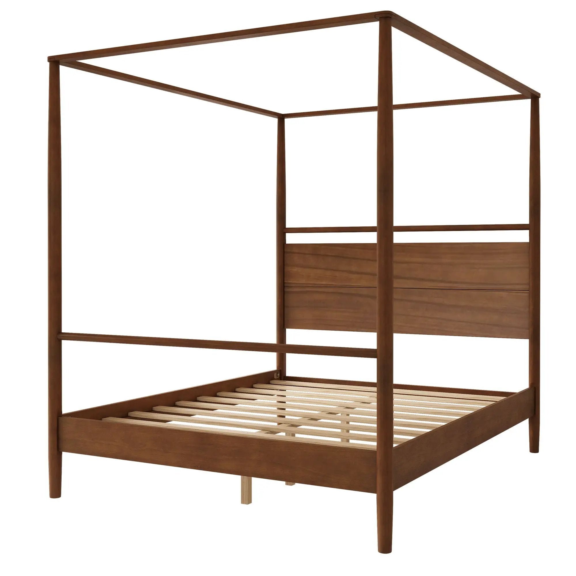 Canopy Bed Frame With 4 Posters by HouseOfZazla