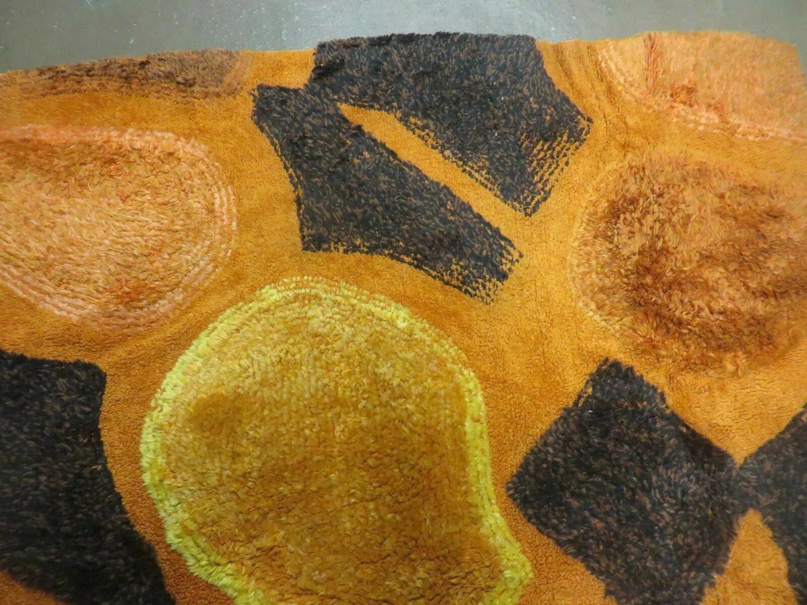 4' X 6' Modern Handmade Hooked Rug Wool Abstract Nice by Jewel Rugs