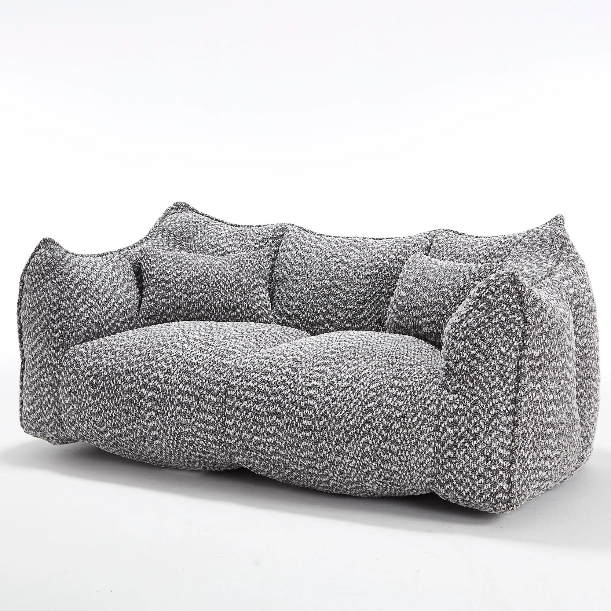 Comfortable Dual Beanbag Chair With High Resilience Foam Core For 2 People by HouseOfZazla