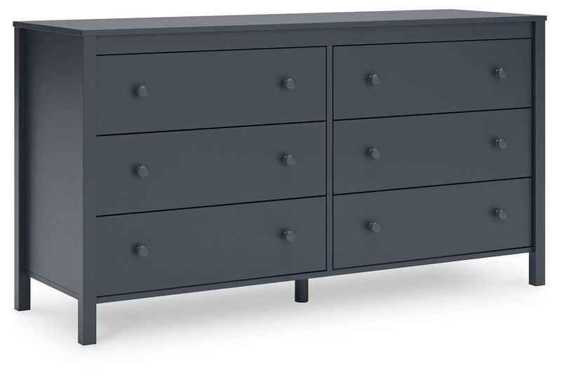 Simmenfort - Six Drawer Dresser - Navy Blue by Unique Piece Furniture