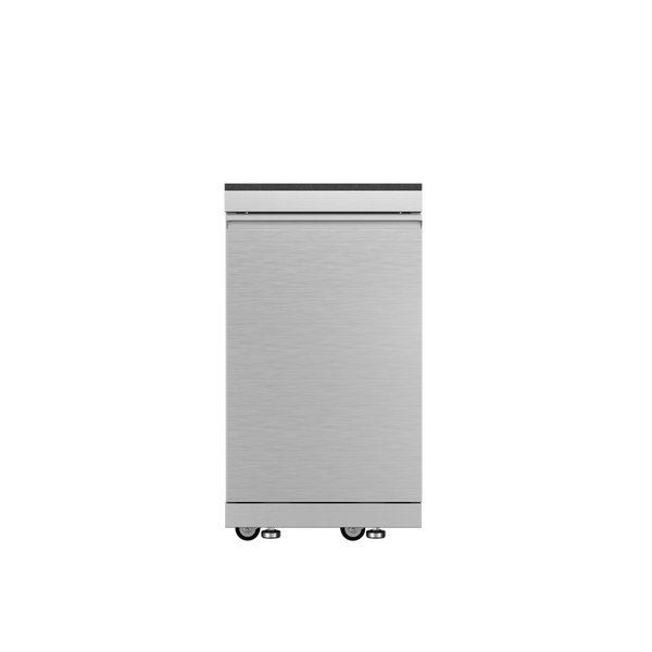 Storage Cabinet Stainless Steel Outdoor Kitchen Islands Left Open