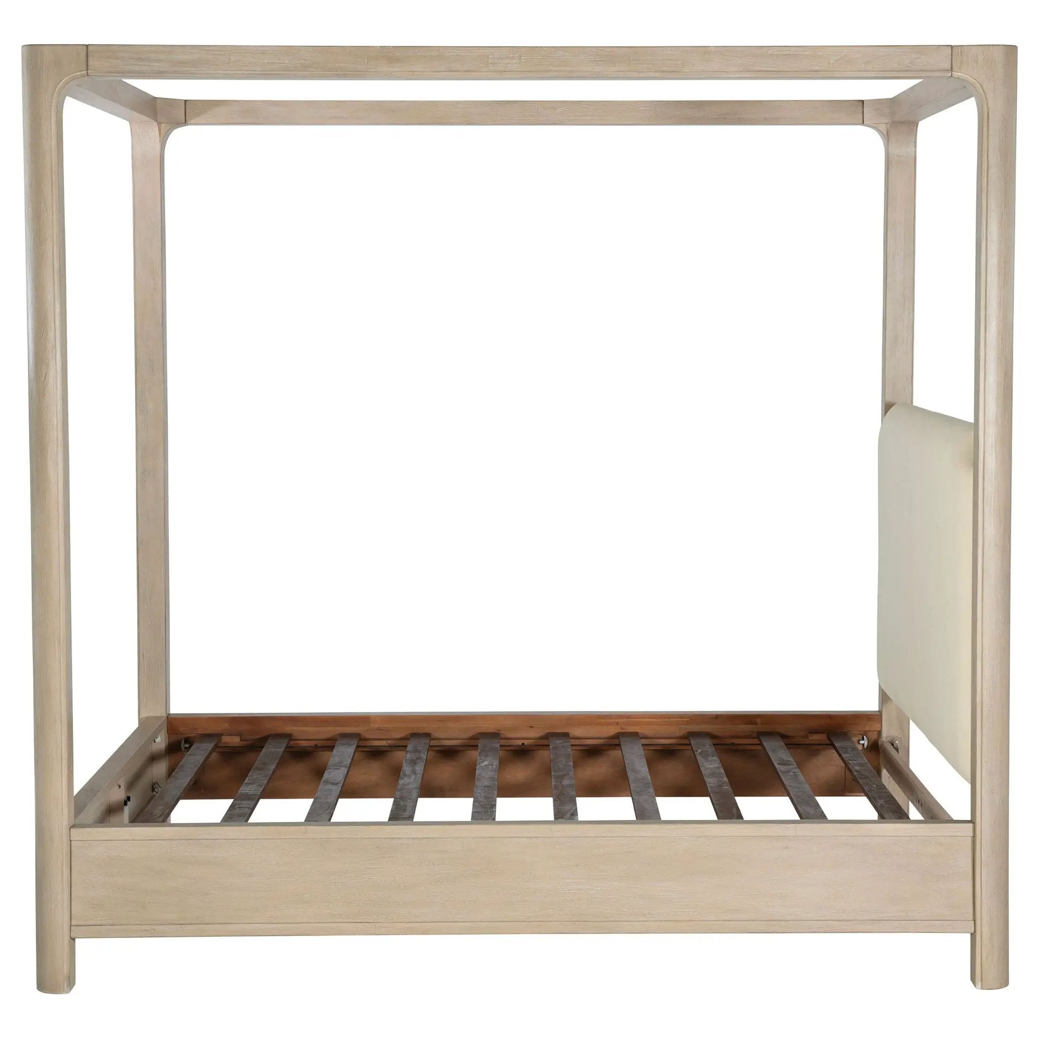 Solano 85-inch California King Canopy Bed Weathered Mango by Unique Piece Furniture