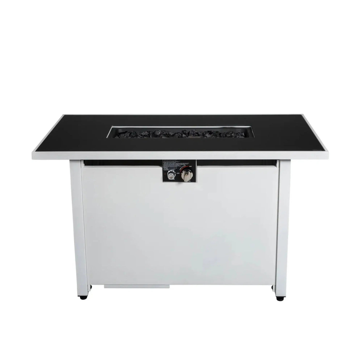 Rectangular Fire Pit With Frame Elegant Design by Unique Piece Furniture