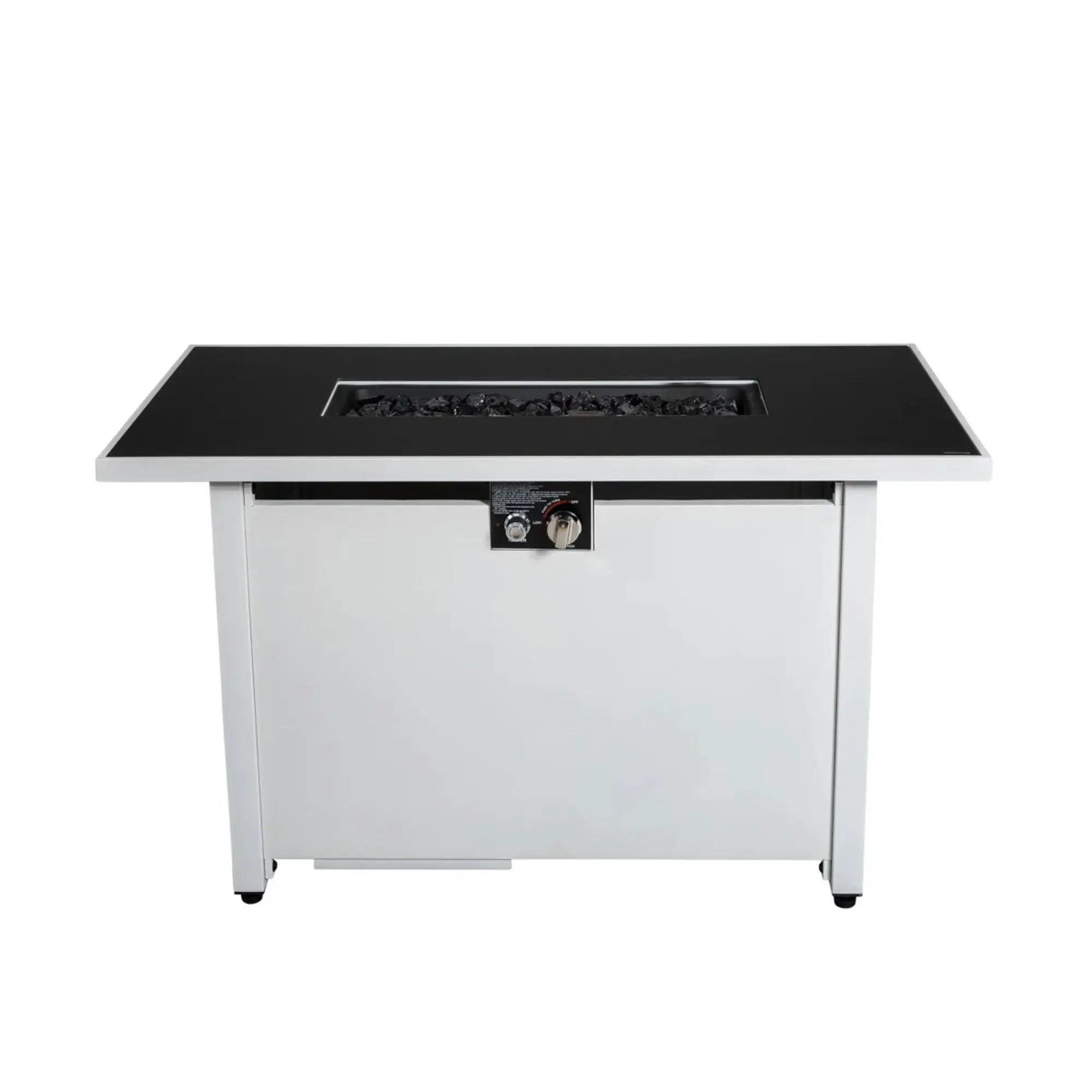 Rectangular Fire Pit With Frame Elegant Design by Unique Piece Furniture