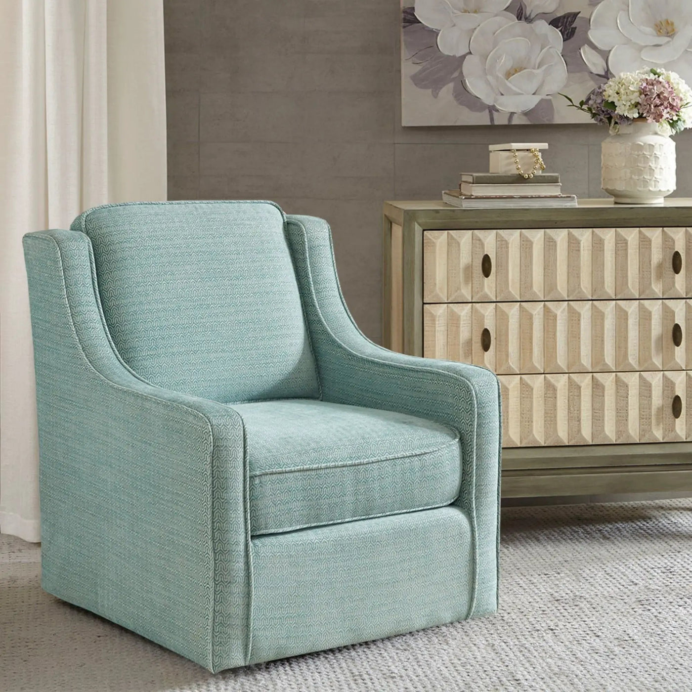 Swivel Chair With 360 Degree Rotation by Unique Piece Furniture