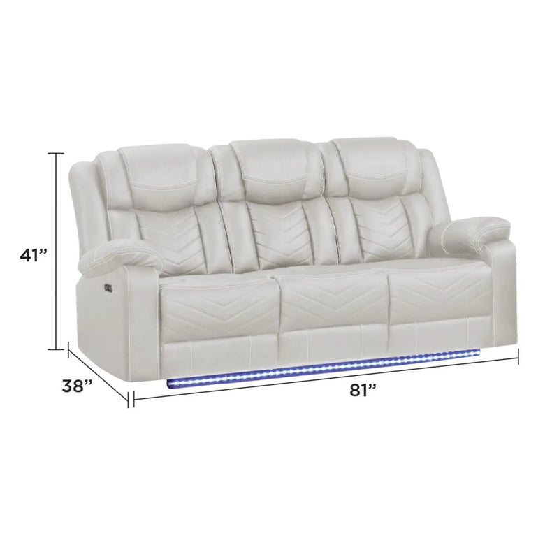 Challenger LED Power Recliner Set