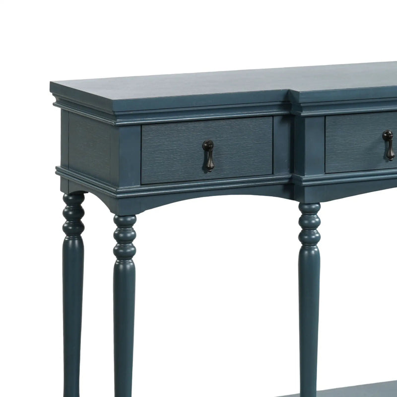 Retro Console Table With 3 Soft Close Drawers by HouseOfZazla