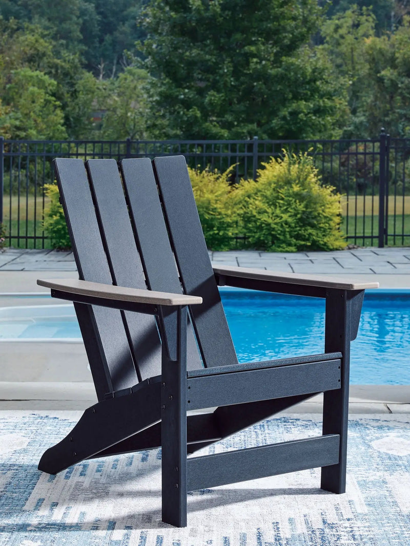 East Beach - Adirondack Chair - Black / Beige by Unique Piece Furniture