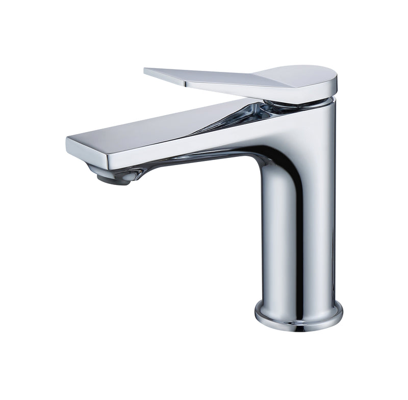 Chrome Single Hole Bathroom Faucet by HouseOfZazla