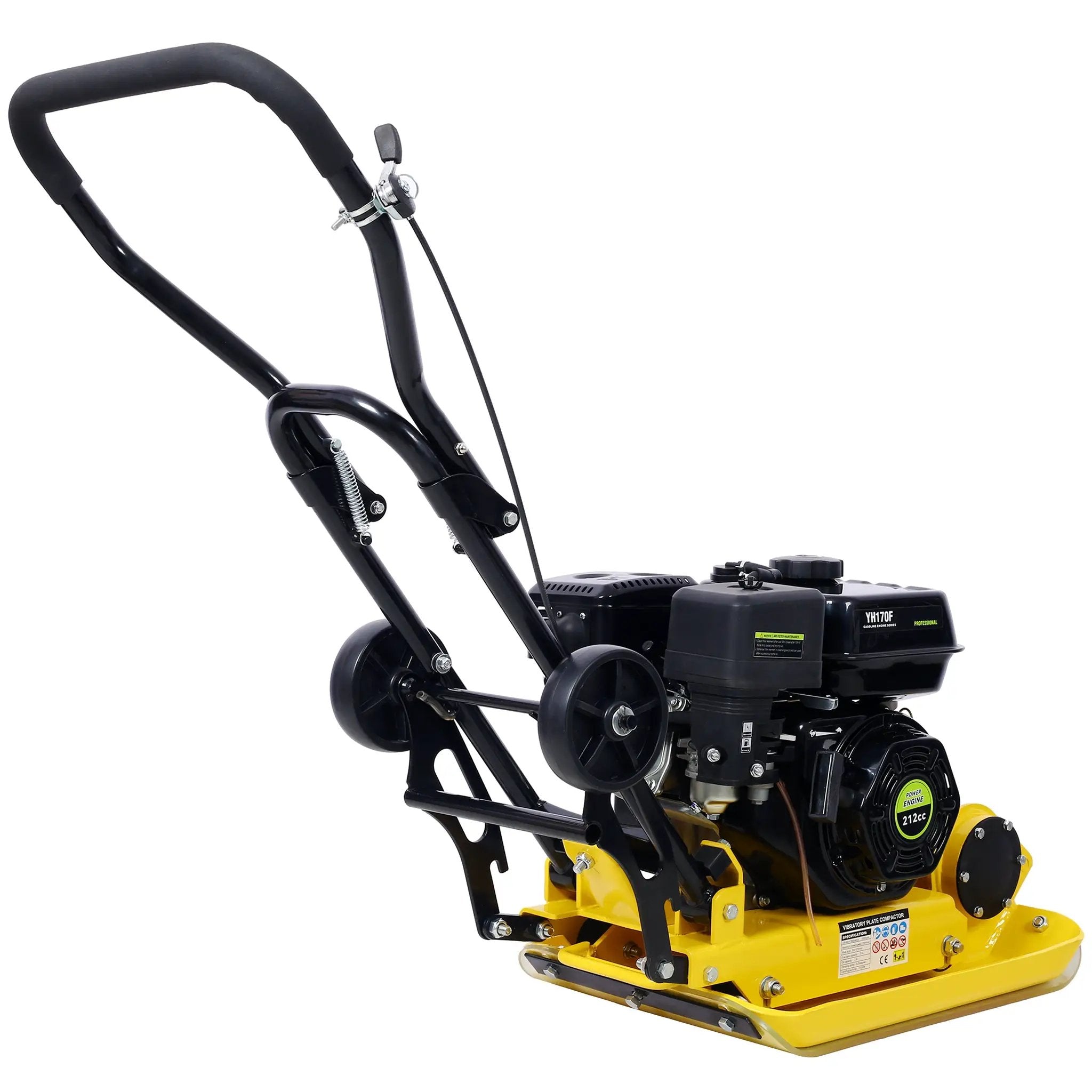 7.0HP Gas Vibration Compaction Force 20 x 14 inch Plate Compactor by HouseOfZazla