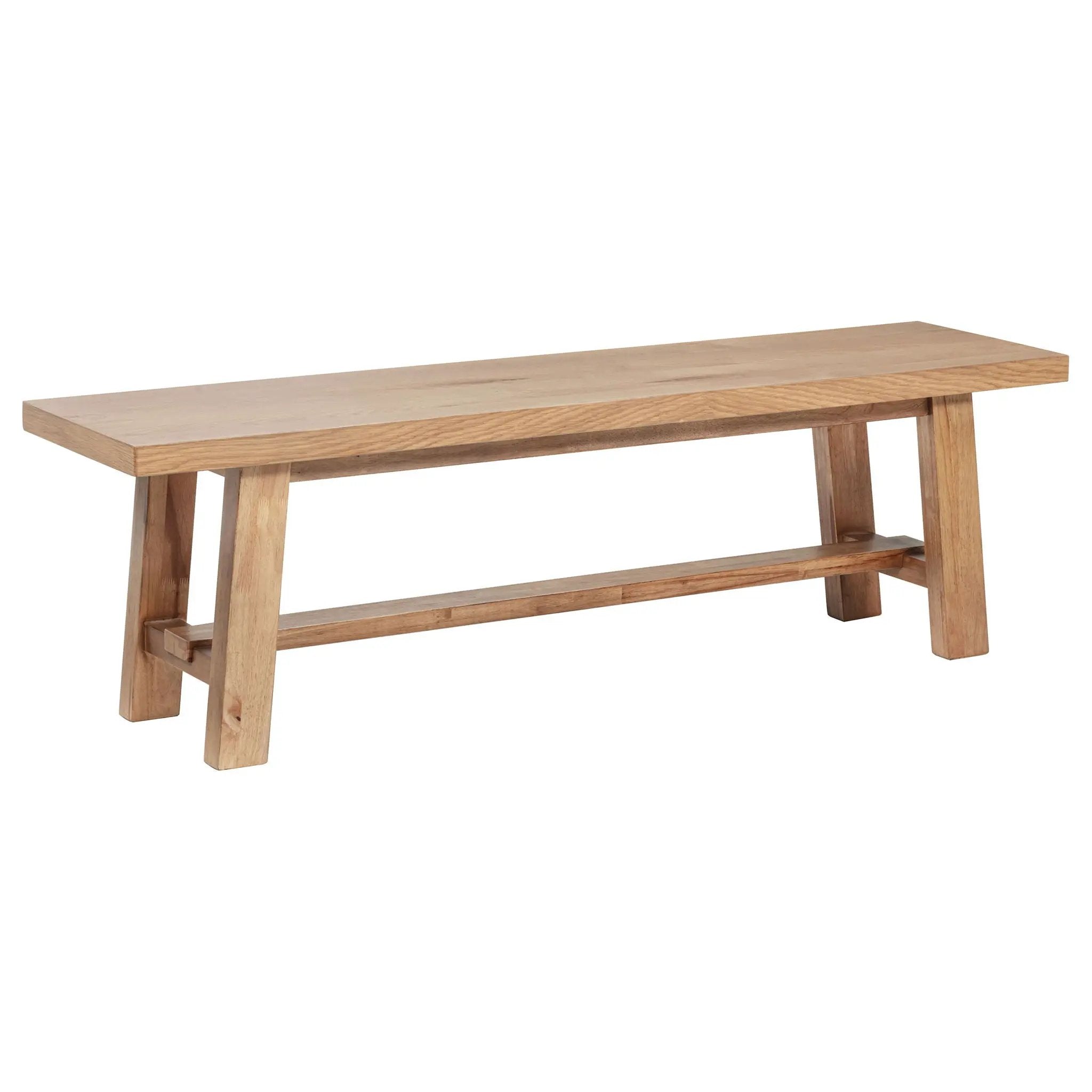 Middleton 60-inch Wood Backless Dining Bench Natural Brown by Unique Piece Furniture