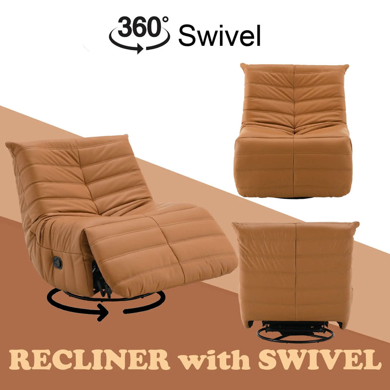 Glider Recliner Chair With Swivel by Unique Piece Furniture