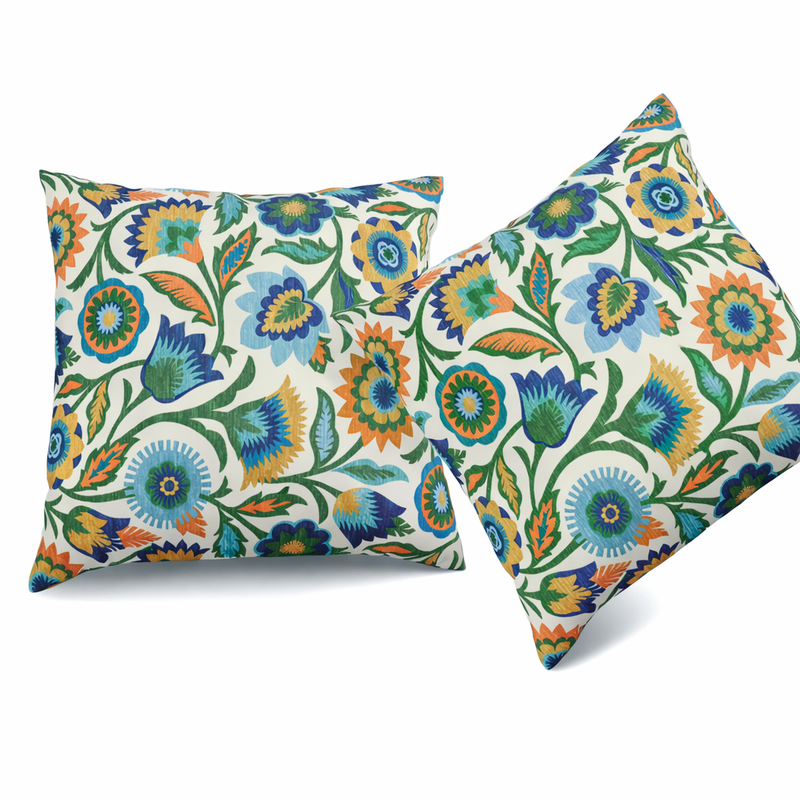 2 Pack Outdoor Pillow Covers - 18x18 Inch by HouseOfZazla