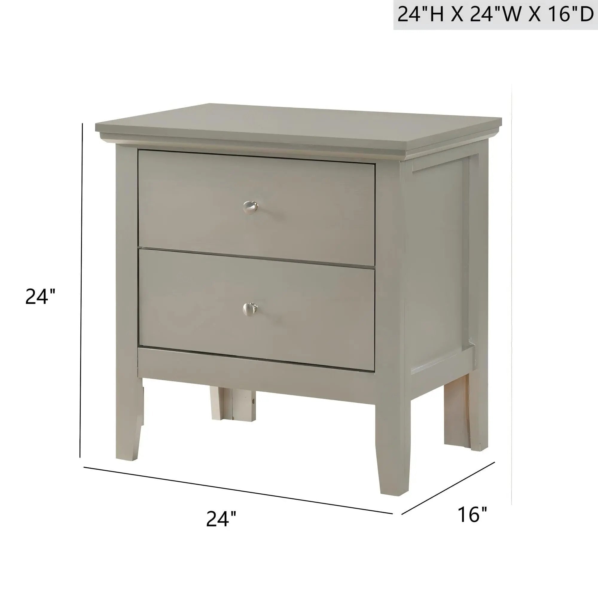English Dovetailed Drawers Nightstand by HouseOfZazla