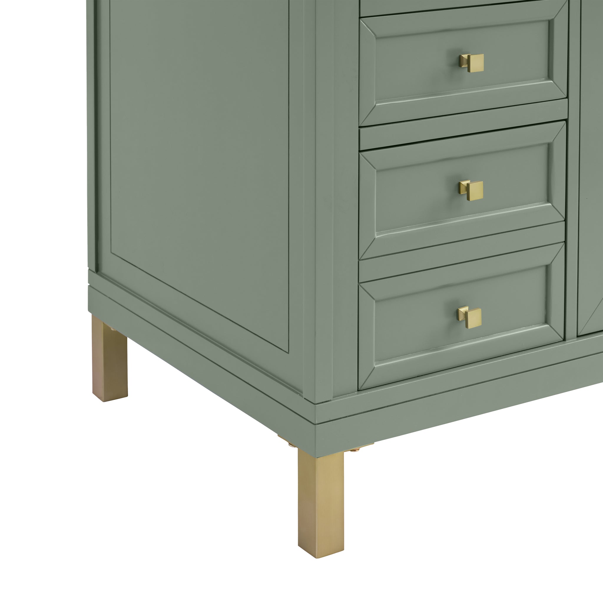 James Martin Chicago 60" Single Bathroom Vanity, Smokey Celadon, view 26