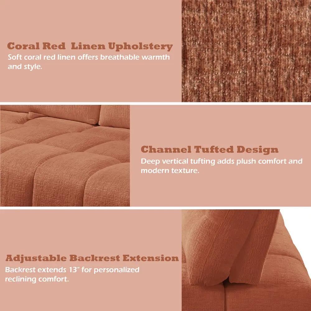 Loanna - Modular Loveseat by Unique Piece Furniture