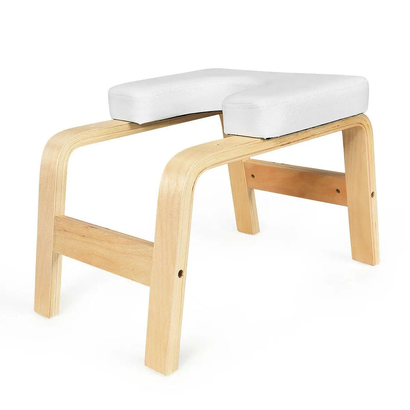 Yoga Headstand Wood Stool with PVC Pads by DirectDeals