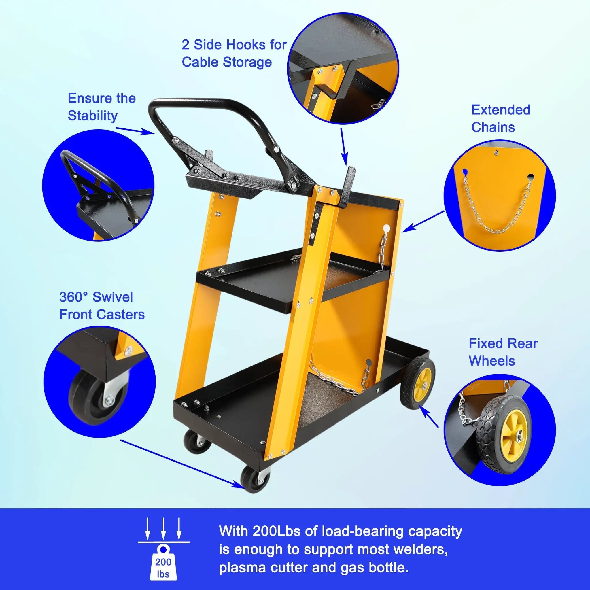 Multi Function 3 Tier Welding Cart by HouseOfZazla