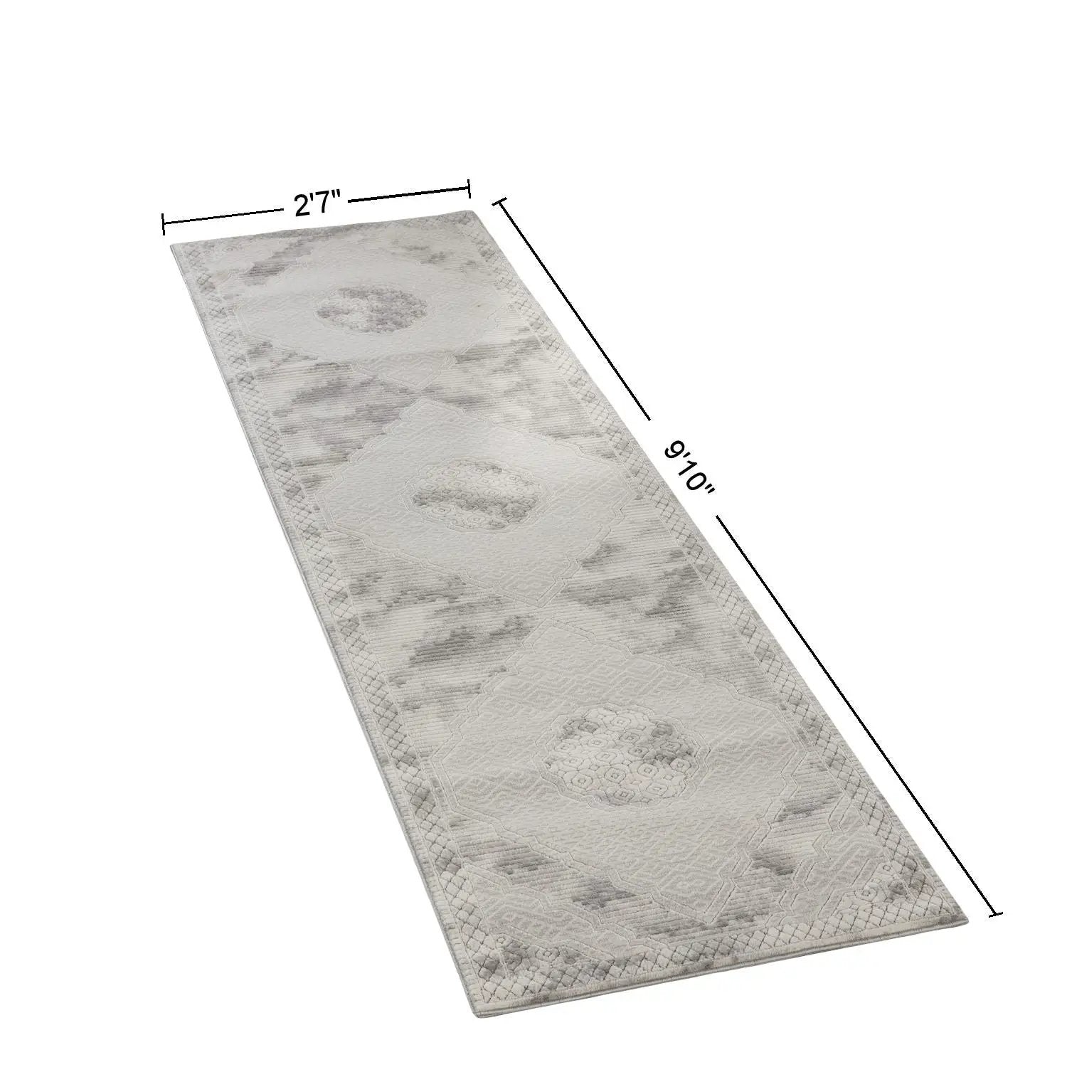 Geometrix - Medallion Rug With Geometric 3D Effect by Unique Piece Furniture