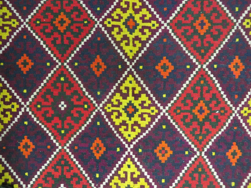 6' X 13' Antique Turkish Kilim Handmade Flat Weave Wool Rug Veg Dye by Jewel Rugs