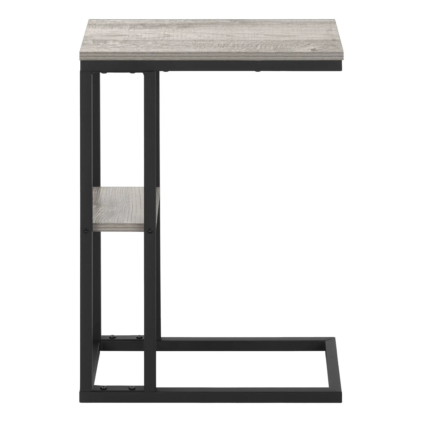 Accent Table, C - Shaped, Marble Look Contemporary & Modern Convenient Design by Unique Piece Furniture