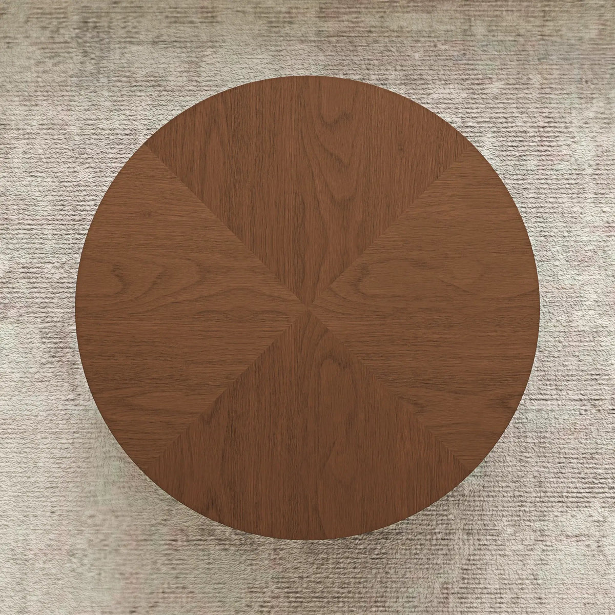 35.43 Inch Drum Shaped Round Coffee Table by HouseOfZazla