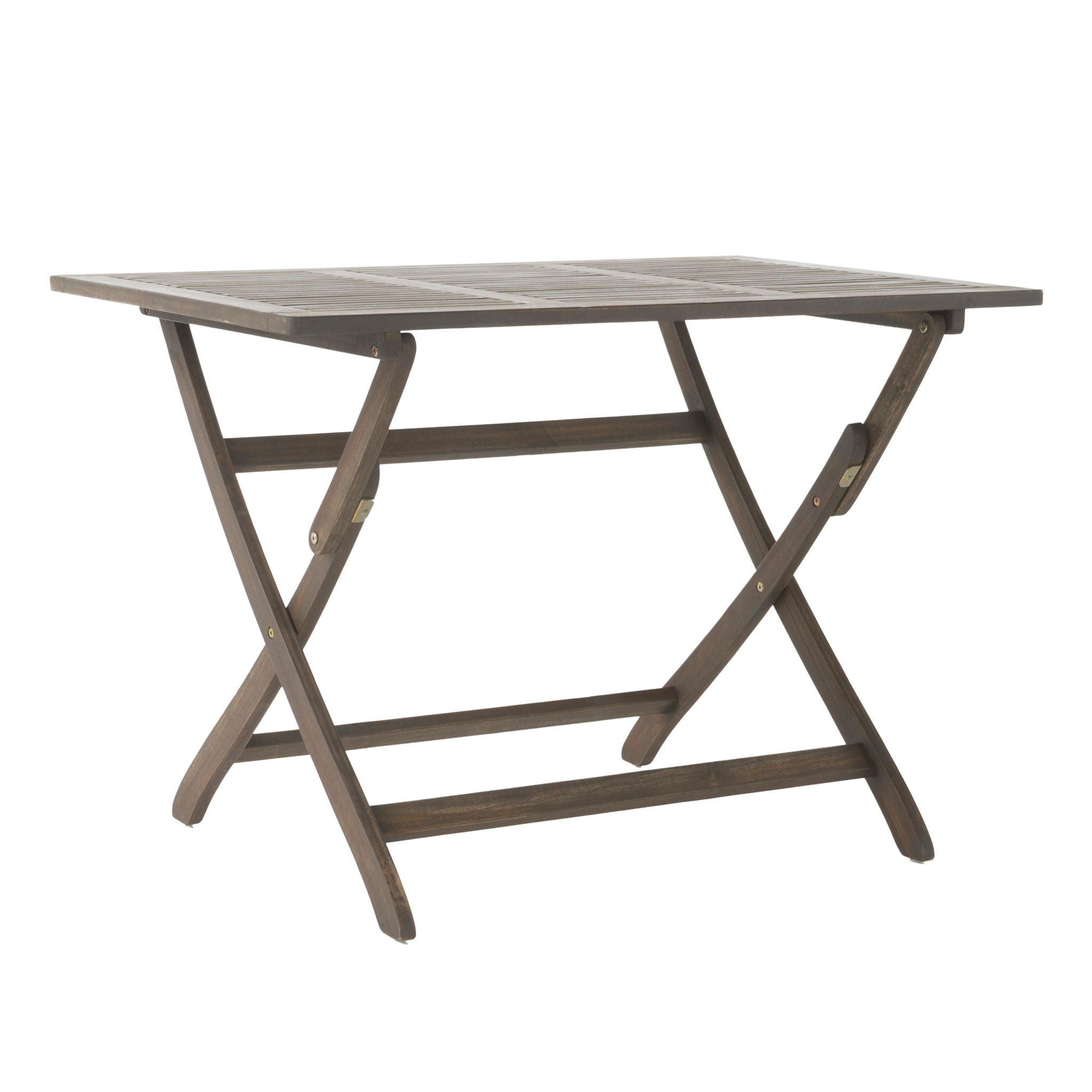 Blissique Outdoor Foldable Wood Dining Table With Slat Design by HouseOfZazla