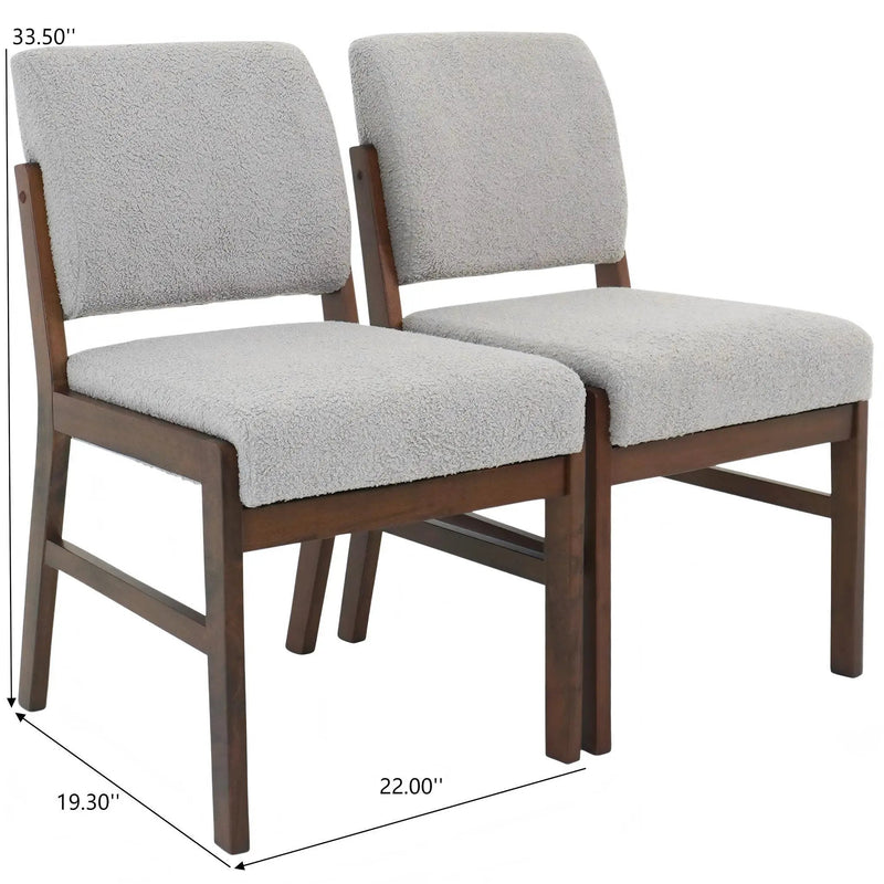 Caldwell - Dining Chair (Set of 2) - Light Gray by HouseOfZazla