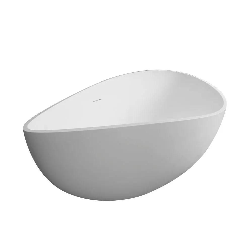 Freestanding Solid Surface Soaking Bathtub For Bathroom by HouseOfZazla