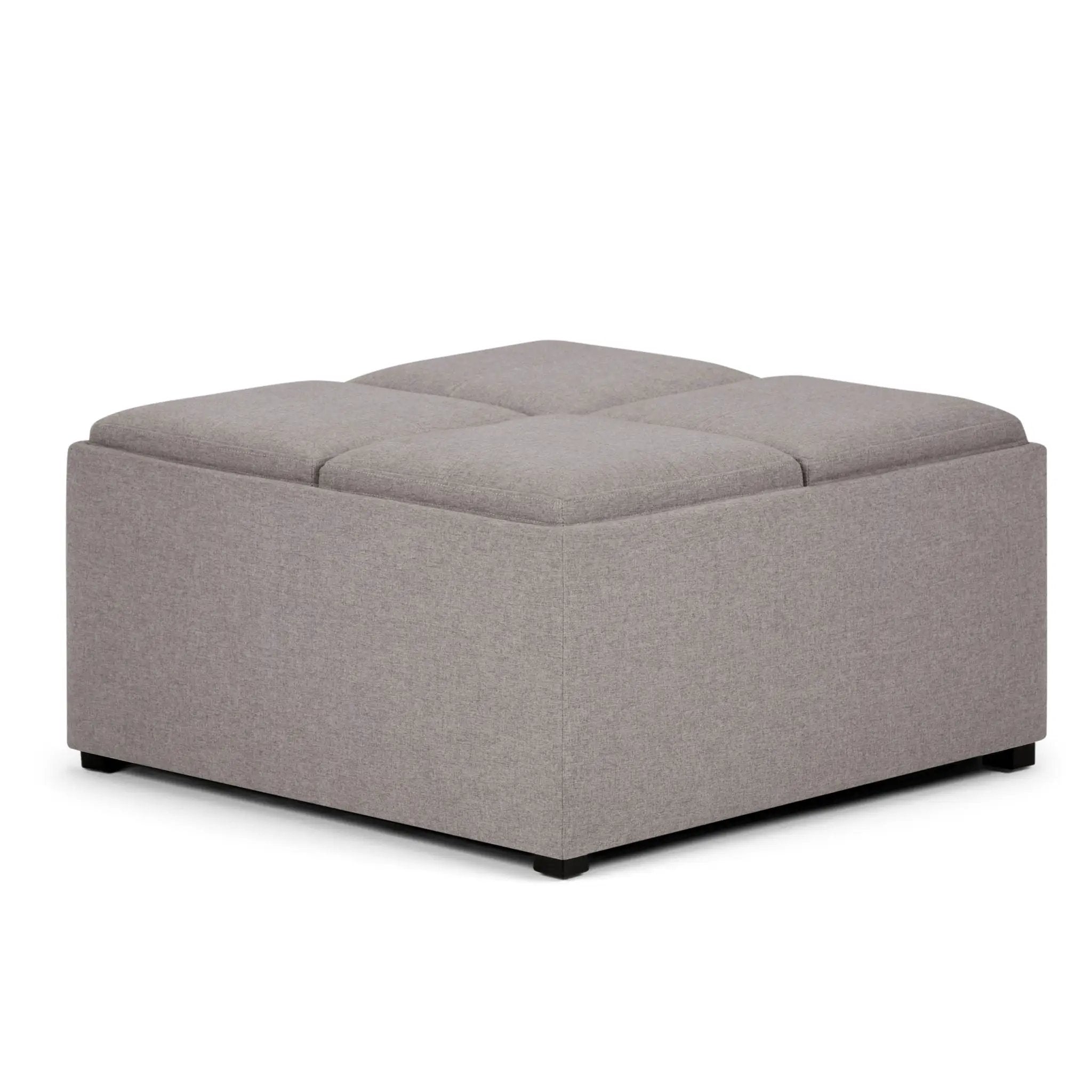 Avalon - Square Coffee Table, Storage Ottoman by Unique Piece Furniture