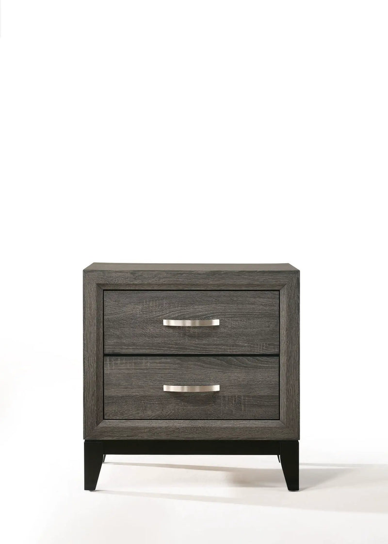 Valdemar - Nightstand - Weathered Gray by Unique Piece Furniture