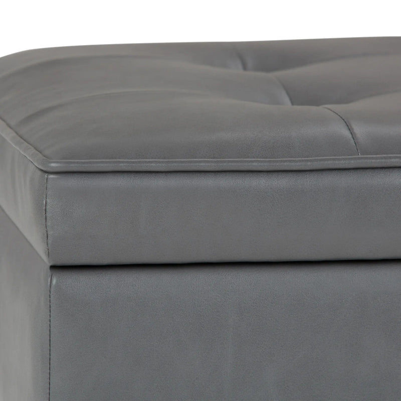 Cosmopolitan - Storage Ottoman Bench With Open Bottom by Unique Piece Furniture