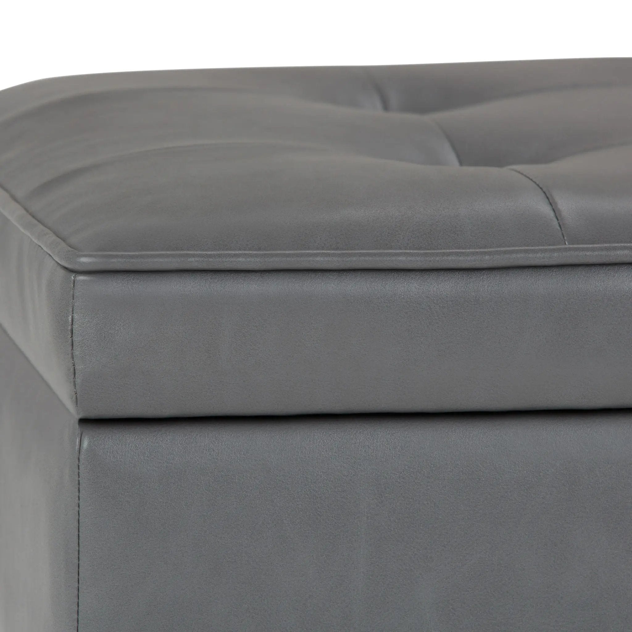 Cosmopolitan - Storage Ottoman Bench With Open Bottom by Unique Piece Furniture