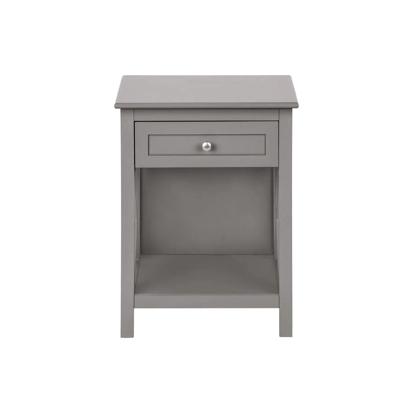 Accent End Table, 2 Tier, Storage Drawer, Transitional Style by Unique Piece Furniture