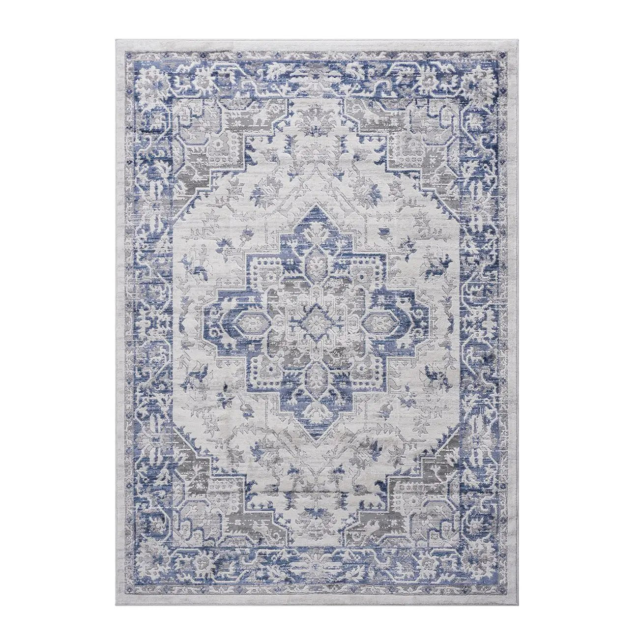 Marfi - 8' X 10' Oriental Area Rug - Blue / Gray by Unique Piece Furniture