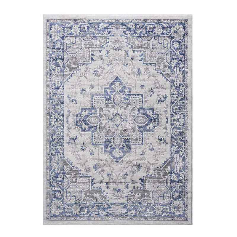 Marfi - 8' X 10' Oriental Area Rug - Blue / Gray by HouseOfZazla