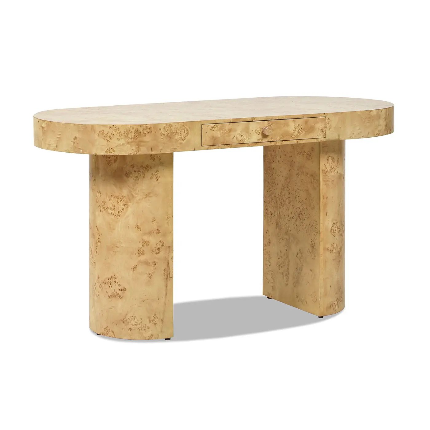 Jesse - Single Drawer Oval Computer Desk by Unique Piece Furniture