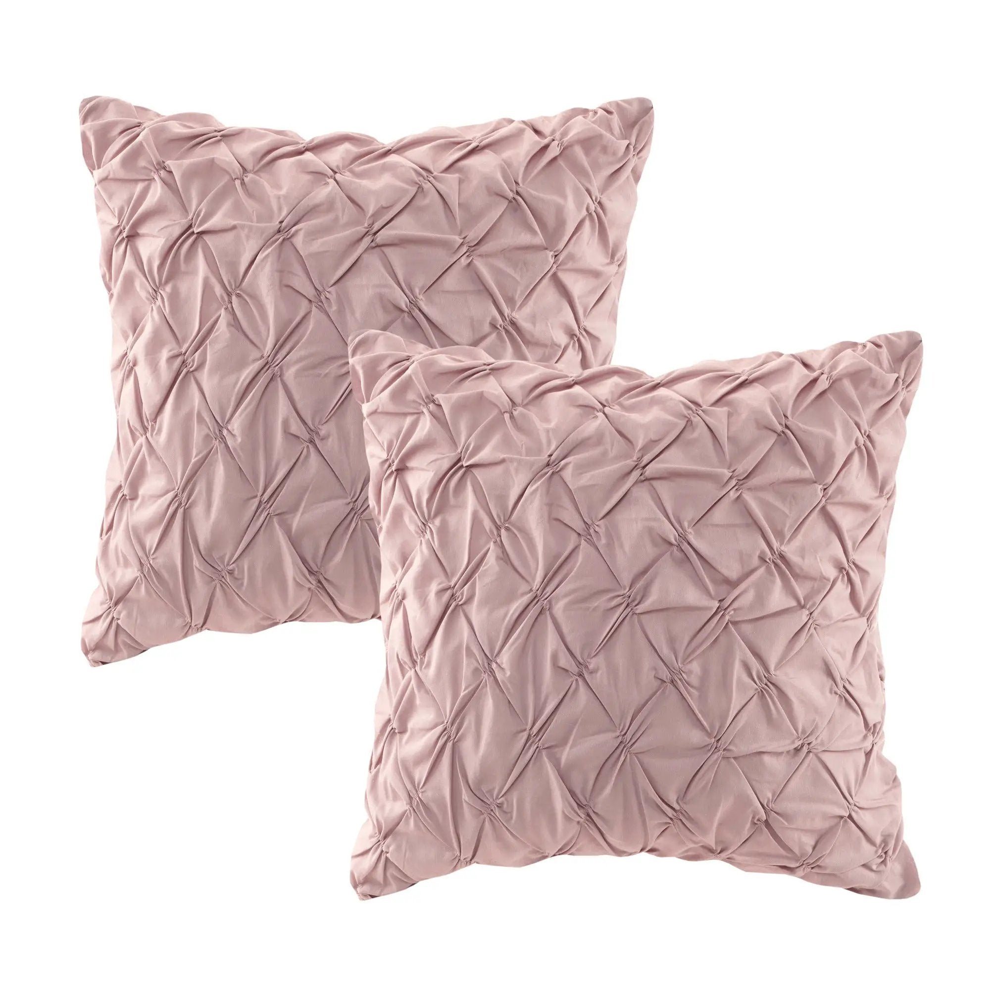 8 Piece Cotton Printed Comforter Set Blush California King by HouseOfZazla