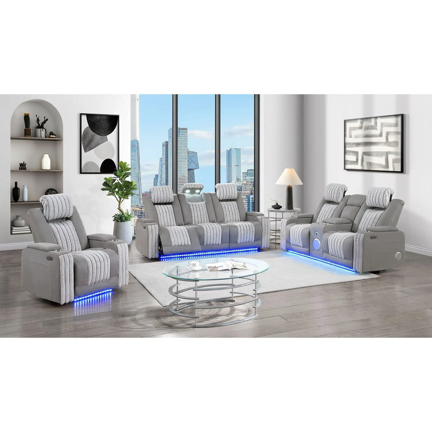 Duran - Power Recliner With Power Headrest by HouseOfZazla