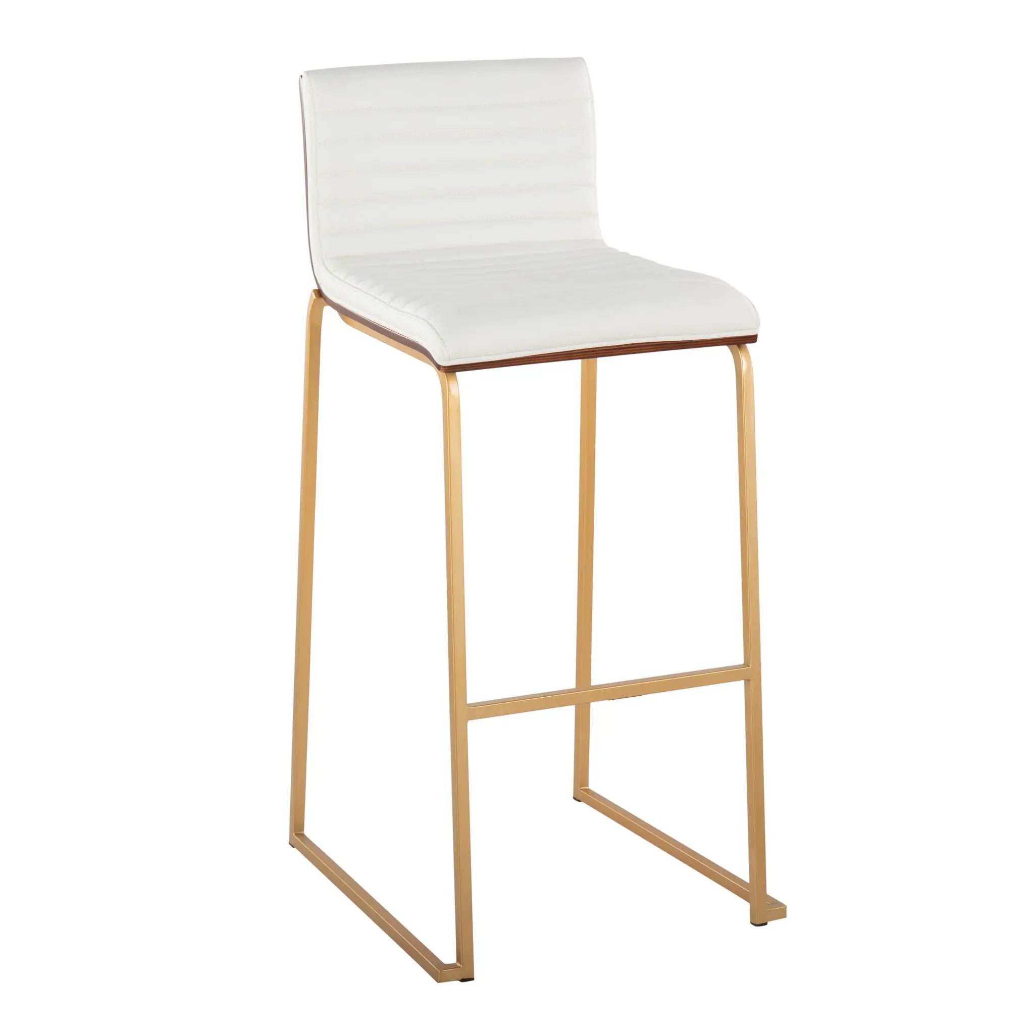 Mason Mara - Contemporary Versatile Desig Fixed Height Barstool (Set of 2) by HouseOfZazla
