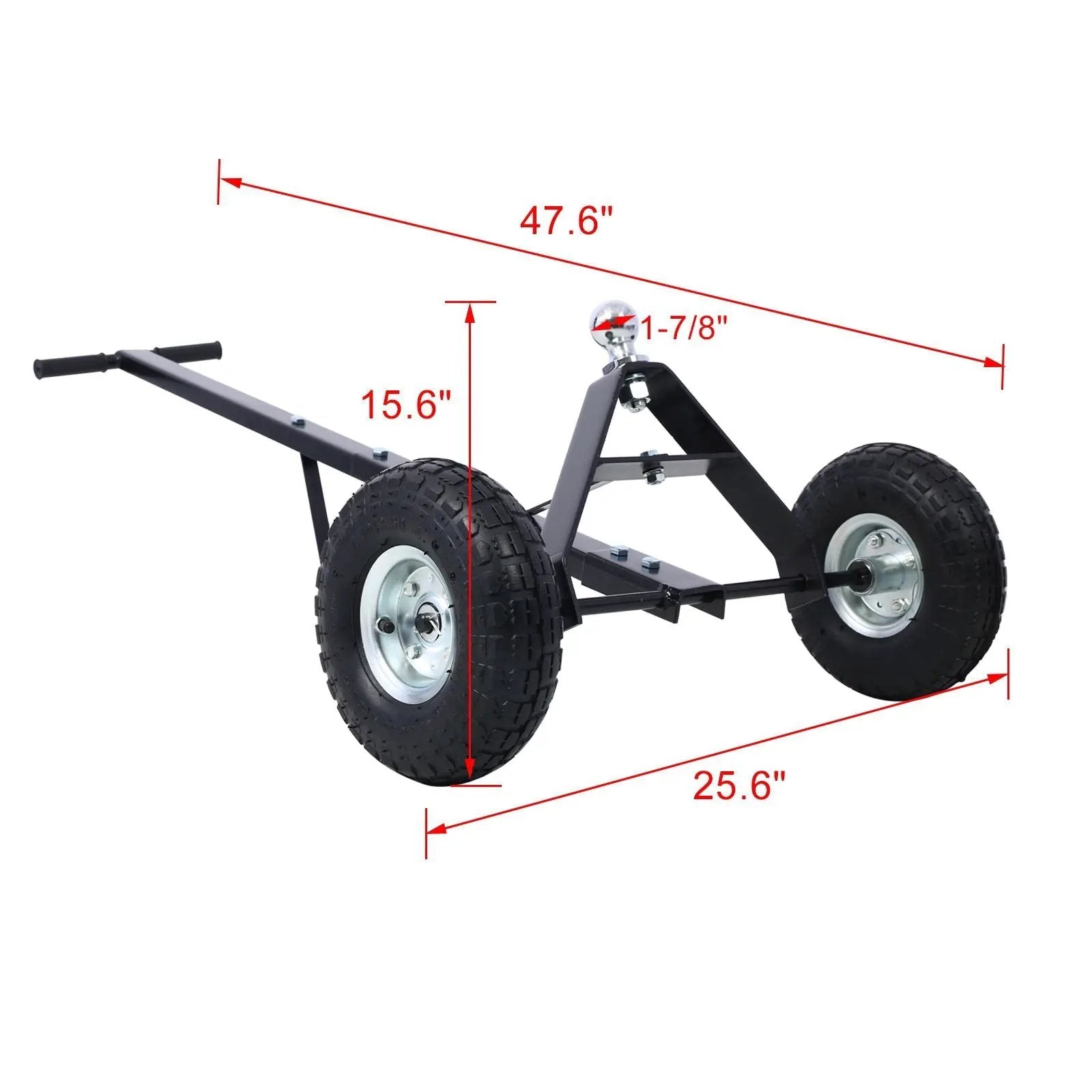 Heavy Duty Trailer Dolly With Pneumatic Tires by HouseOfZazla